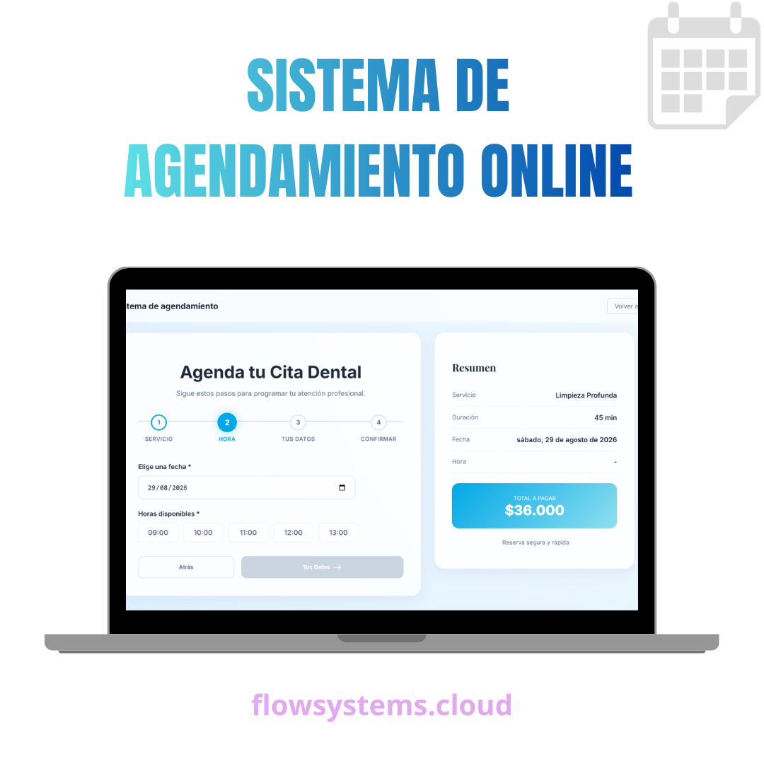 Sistema de Agendamiento Online