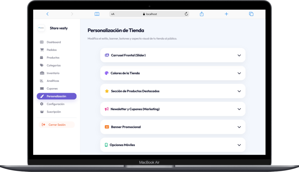 lanza tu propia plataforma saas de tiendas online