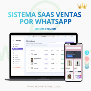 sistema saas tienda online ventas por whatsapp